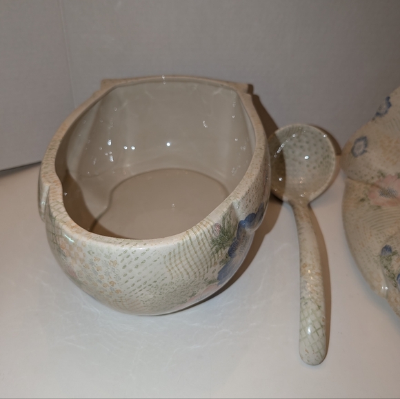 NWOT Vintage “Fitz & Floyd" Provence Soup Tureen with Ladle - Picture 9 of 16